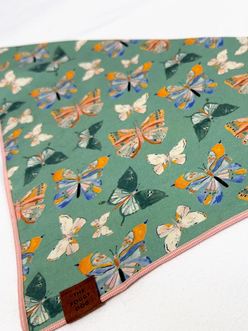 The Foggy Dog x Rifle Paper Co Butterfly Dog Bandana